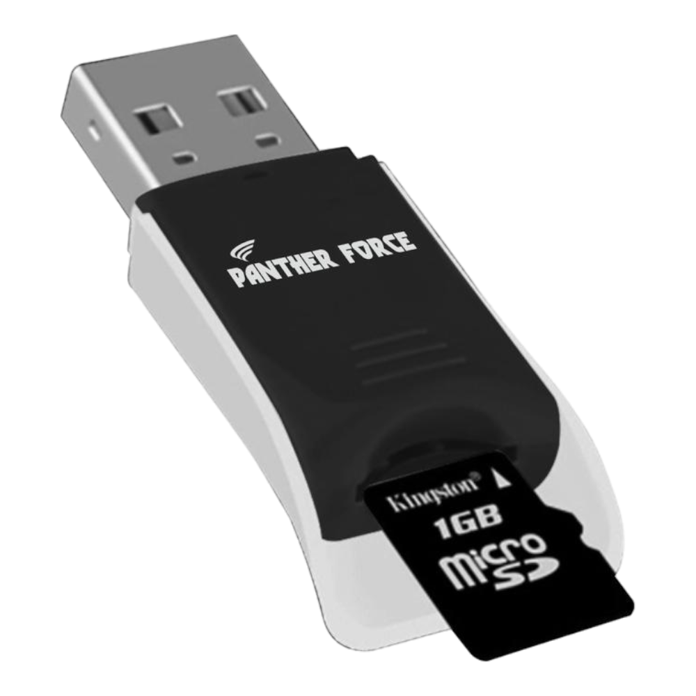 Panther Force Micro SD USB 2.0 Card Reader - PF126- High-Speed Data Transfer & Universal Compatibility Panther Force Micro SD USB 2.0 Card Reader - PF126- High-Speed Data Transfer & Universal Compatibility